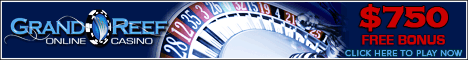 Receive AU$750 bonus at Grand Reef which is made up of 4 deposits!