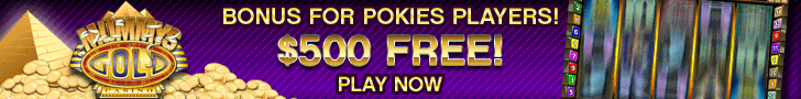 Play For Free for One hour only at Mummys Gold today.