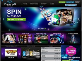 Diamond Reels Casino is available on Mobile, Desktop or Download Version